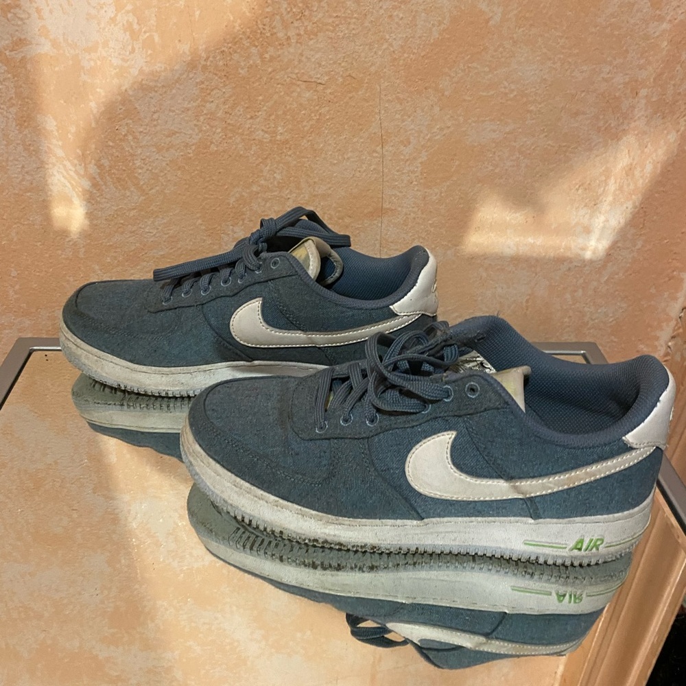 Nike Air Force  1 Low 07 Recycled Canvas Ozone Blue shoes